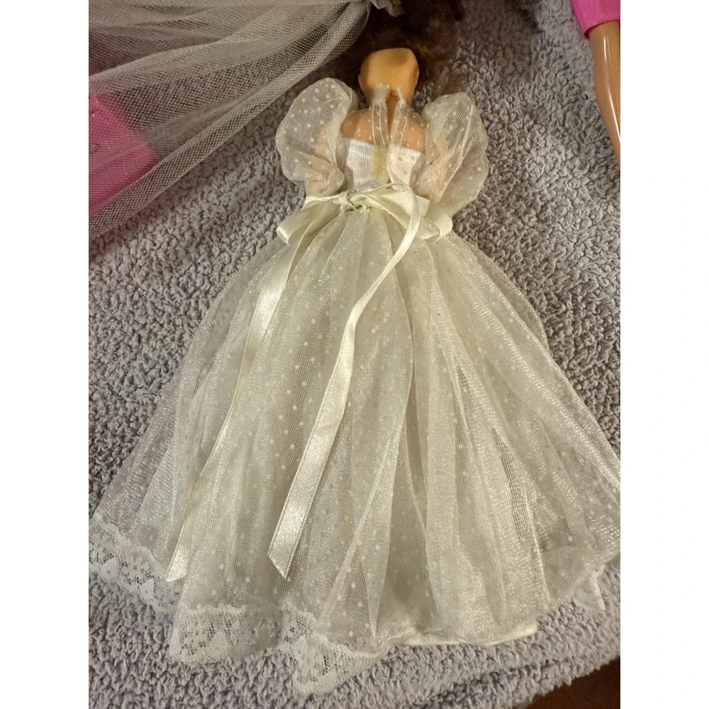 Vintage BARBIE Doll Case Including 2Barbies1992/1966 Lot of Clothes Too To Post